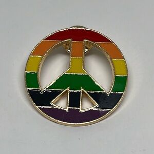 2/$14 LGBTQ Pride‎ Rainbow love is love brooch lapel pin backpack pin hat pin
